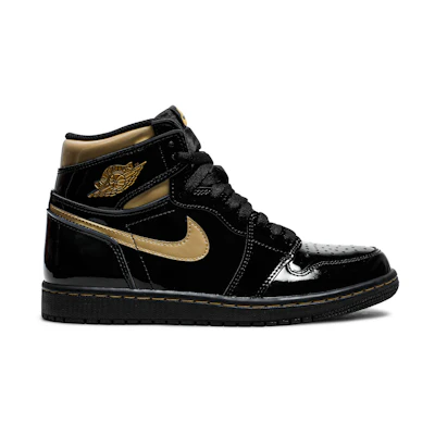 Jordan 1 High 'Black Metallic Gold' 2020