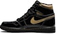 Air Jordan 1 Retro High OG 'Hitam Emas Metalik' 2020 555088-032