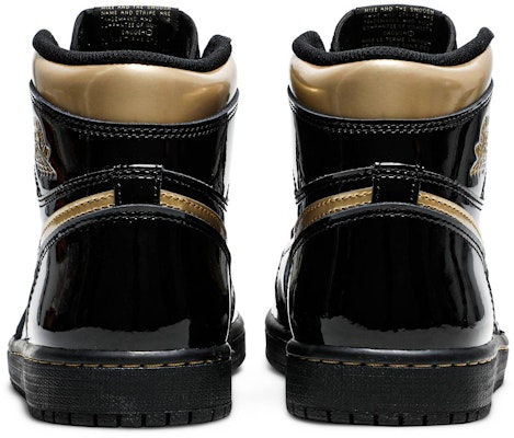 Air Jordan 1 Retro High OG 'Hitam Emas Metalik' 2020 555088-032 Details for Air Jordan 1 Retro High OG 'Hitam Emas Metalik' 2020 555088-032