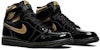 Air Jordan 1 Retro High OG 'Hitam Emas Metalik' 2020 555088-032