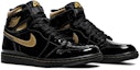 Cheap Air Jordan 1 Retro High OG 'Hitam Emas Metalik' 2020 555088-032