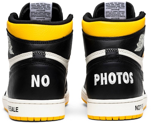 Air Jordan 1 Retro High OG 'Not For Resale Varsity Maize' 861428-107 Details for Air Jordan 1 Retro High OG 'Not For Resale Varsity Maize' 861428-107