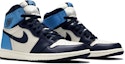 Cheap Air Jordan 1 Retro High OG 'Obsidian' 555088-140