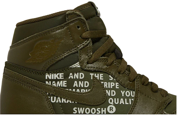 Air Jordan 1 Retro High OG 'Olive Canvas' 555088-300 Order Air Jordan 1 Retro High OG 'Olive Canvas' 555088-300