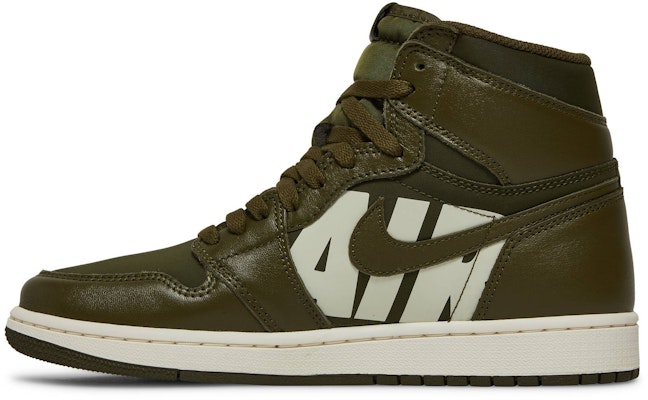Air Jordan 1 Retro High OG 'Olive Canvas' 555088-300 Lookbook Air Jordan 1 Retro High OG 'Olive Canvas' 555088-300