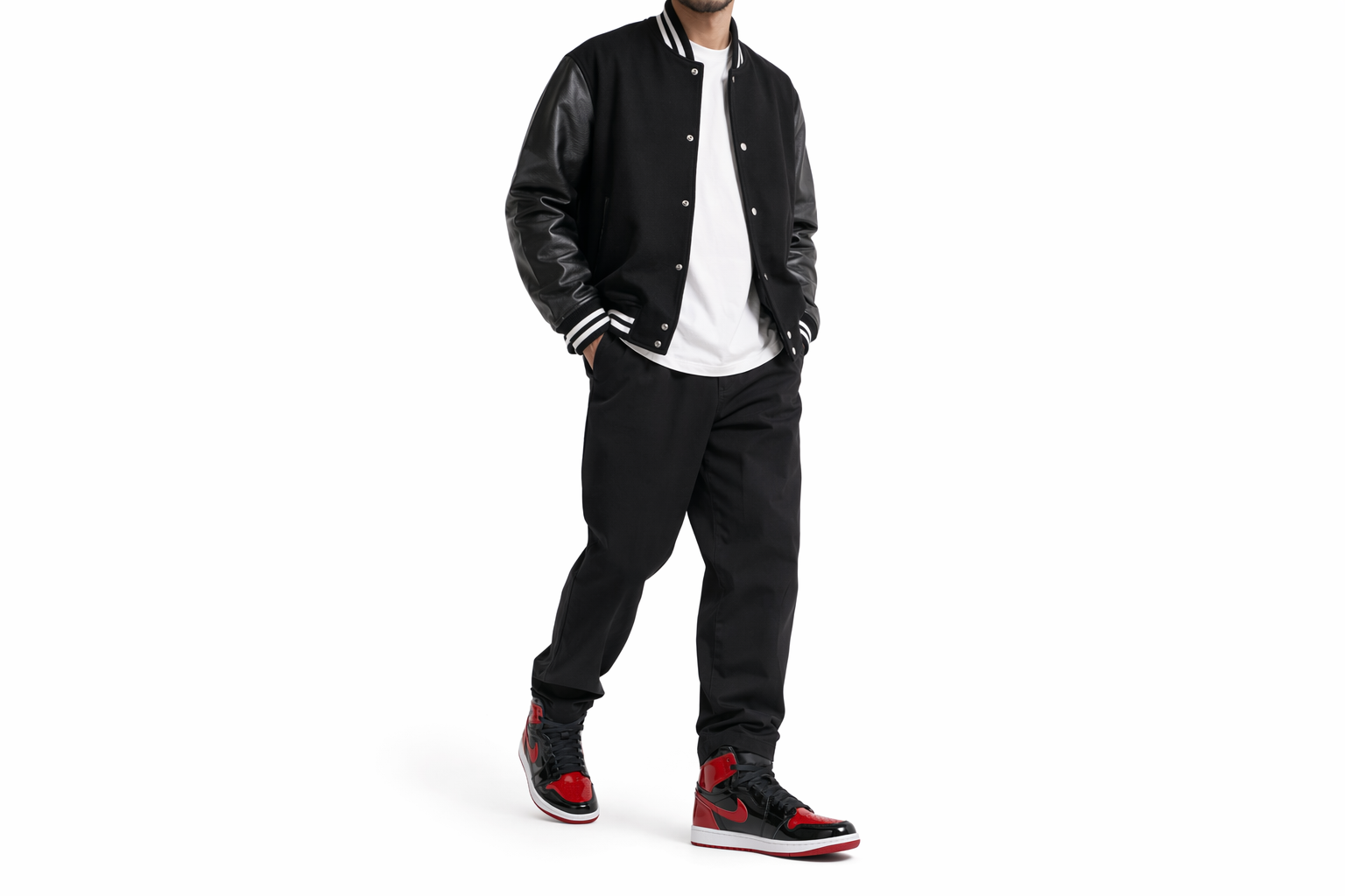 Order Air Jordan 1 复刻 高帮 OG '专利黑红' 555088-063