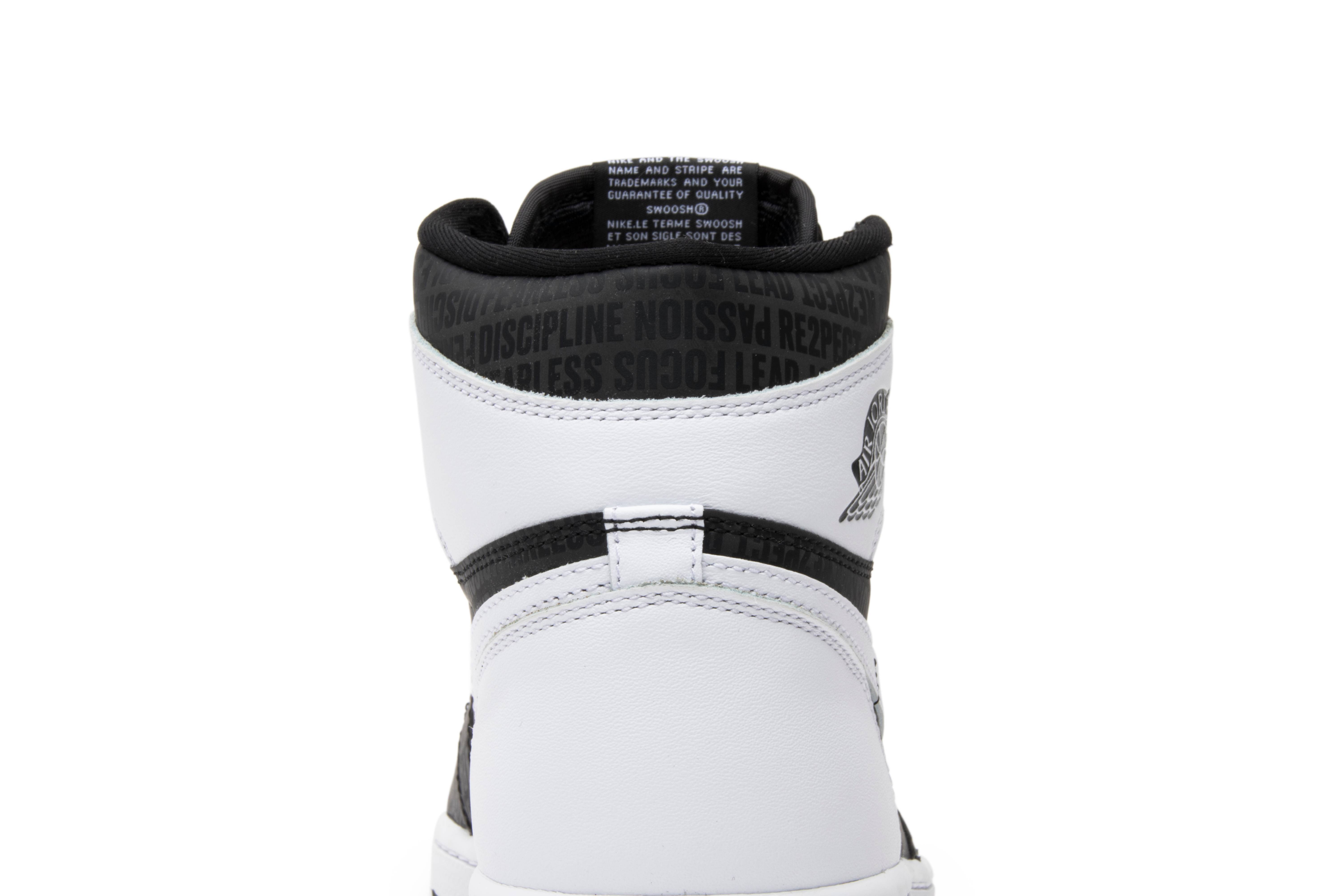 Sizing Air Jordan 1 Retro High OG 'RE2PECT' Zapatillas 555088-008