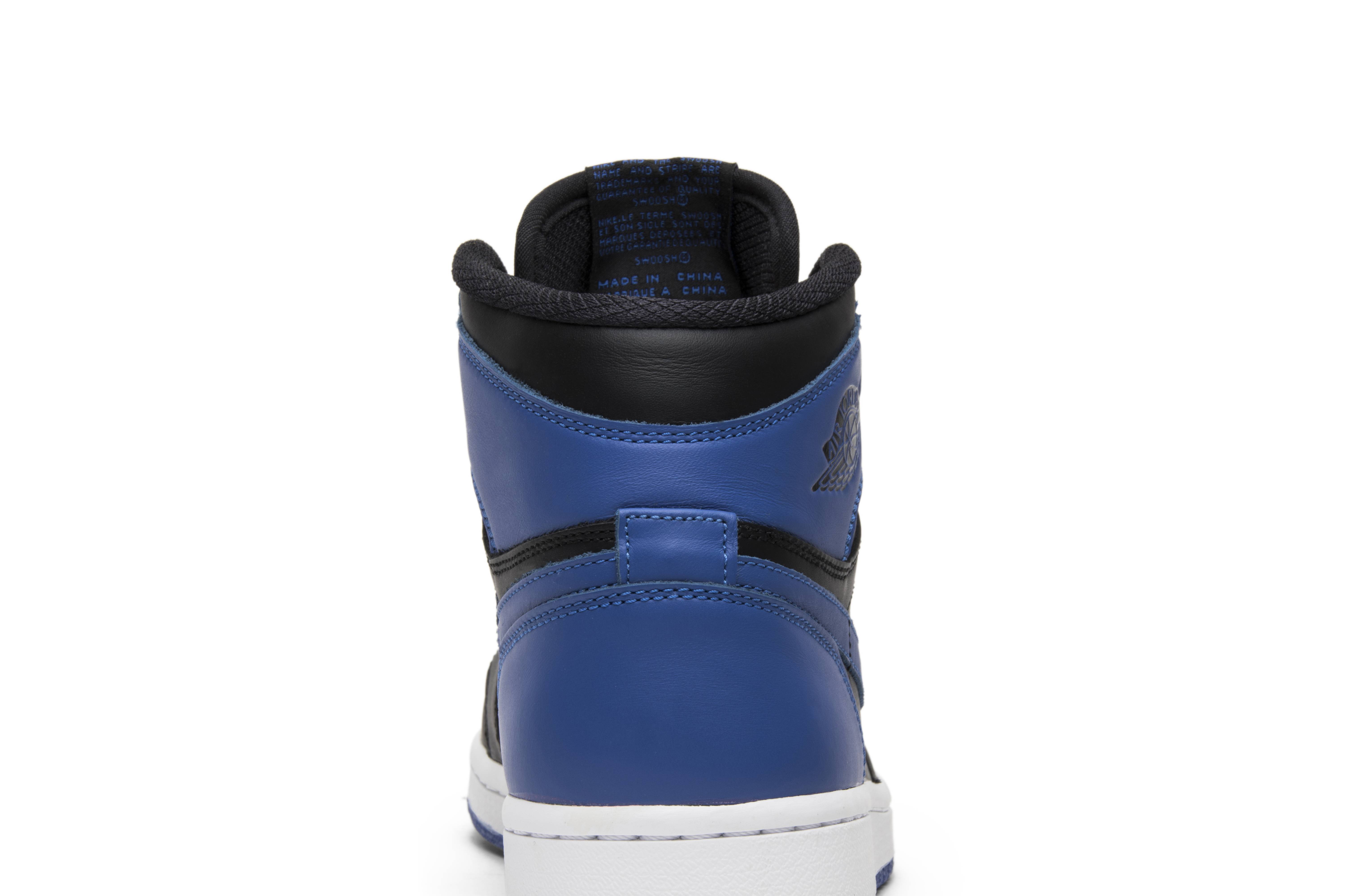 Sizing Air Jordan 1 Retro High OG 'Royal' 2013 zapatillas clásicas. 555088-085