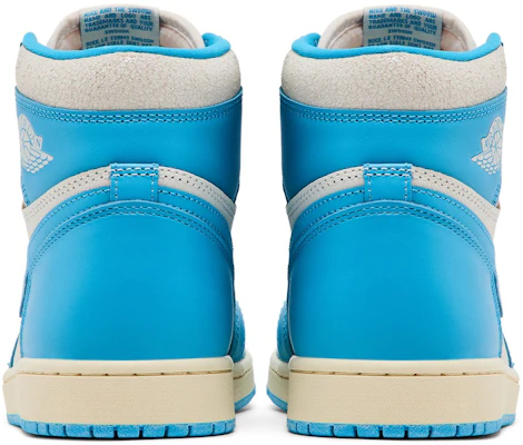 Air Jordan 1 复刻高帮 OG '北卡蓝新版' DZ5485-402 Sizing Air Jordan 1 复刻高帮 OG '北卡蓝新版' DZ5485-402