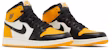 Air Jordan 1 Retro High OG 'Yellow Toe' Lelaki & Wanita 555088-711