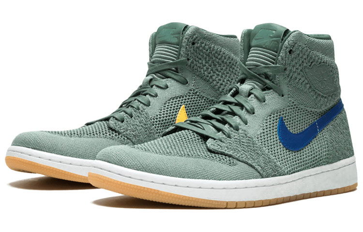 Shop Air Jordan 1 Retro High OG Flyknit 'Clay Green' 919704-333