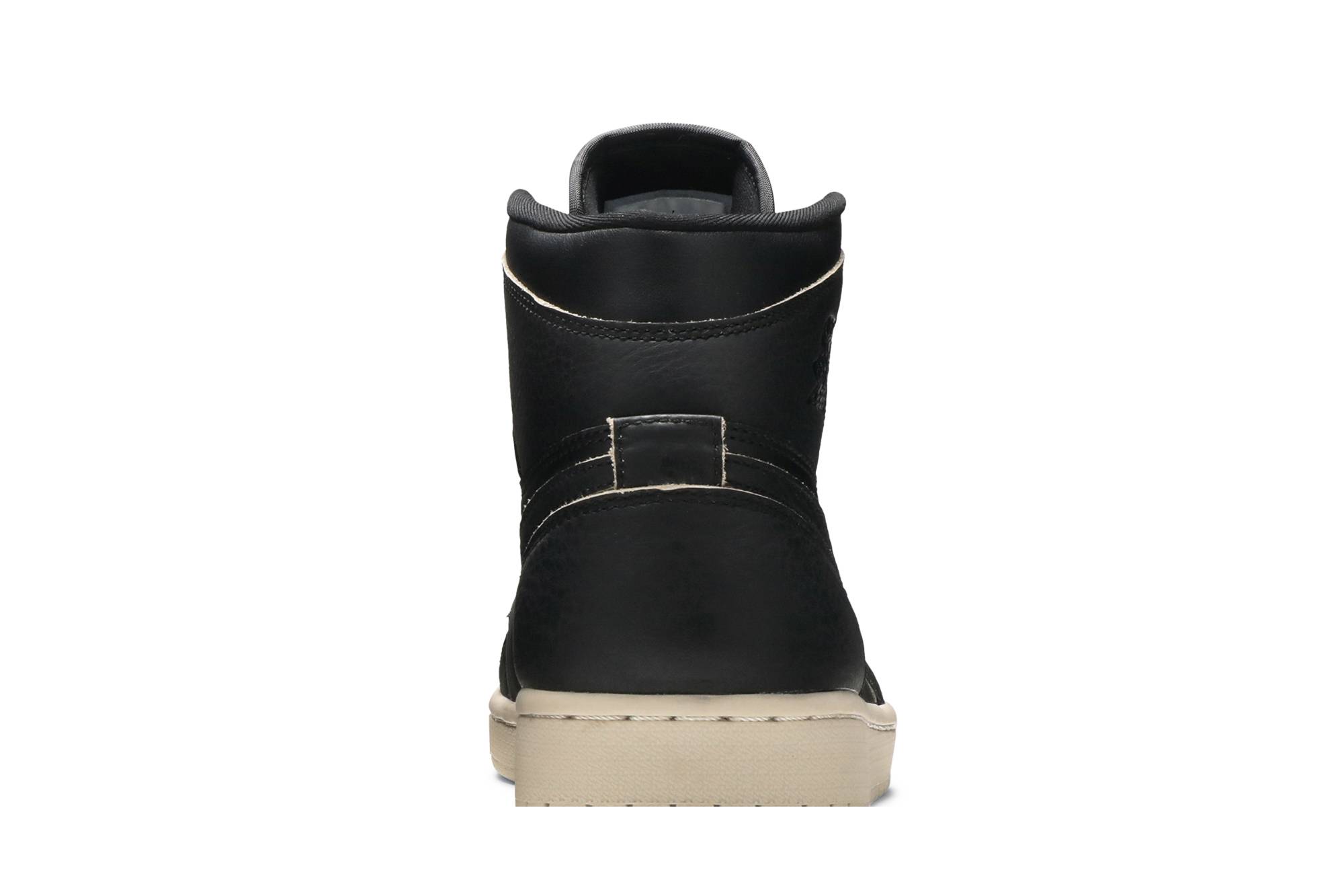 Nike air jordan 1 retro high premium (black / black - desert sand) clearance