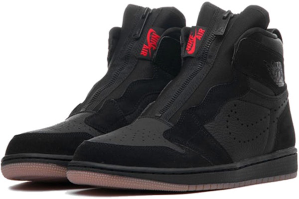 Air Jordan 1 Retro High Zip 'Hitam Gum' AR4833-002 Lookbook Air Jordan 1 Retro High Zip 'Hitam Gum' AR4833-002