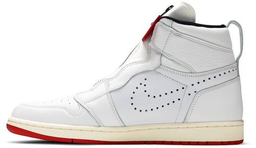 Air Jordan 1 Retro High Zip 'Blanco Rojo Universitario' AR4833-100 Lookbook Air Jordan 1 Retro High Zip 'Blanco Rojo Universitario' AR4833-100