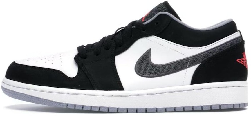 Jordan Air Jordan 1 "黑白灰紅外線23" 減震防滑 低筒 復古籃球鞋 男款 白黑 Buy Jordan Air Jordan 1 "黑白灰紅外線23" 減震防滑 低筒 復古籃球鞋 男款 白黑