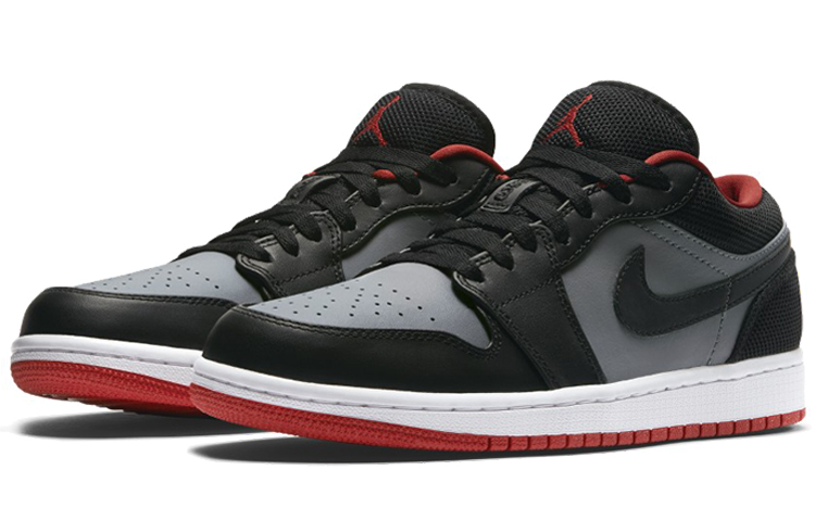 Lookbook Air Jordan 1 復刻低筒 '黑紅灰' 553558-020