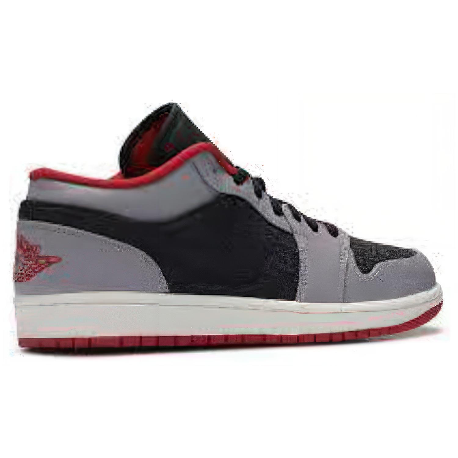 Lookbook 에어 조던 1 레트로 로우 '시멘트 그레이 블랙' 553558-004