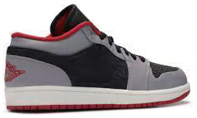 Air Jordan 1 Retro Low 'Gris Cemento Negro' 553558-004 Lookbook Air Jordan 1 Retro Low 'Gris Cemento Negro' 553558-004