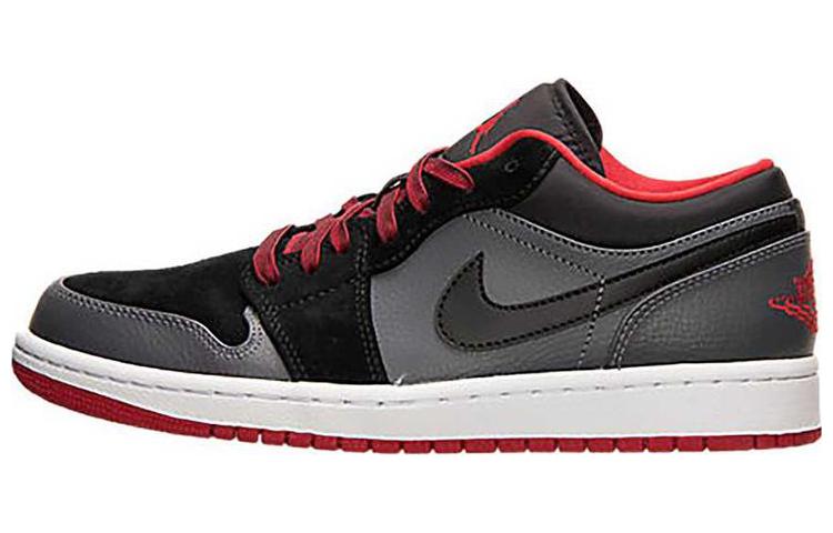 Buy Air Jordan 1 經典復刻低筒 '暗灰黑' 553558-002