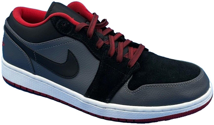 Air Jordan 1 經典復刻低筒 '暗灰黑' 553558-002 Lookbook Air Jordan 1 經典復刻低筒 '暗灰黑' 553558-002