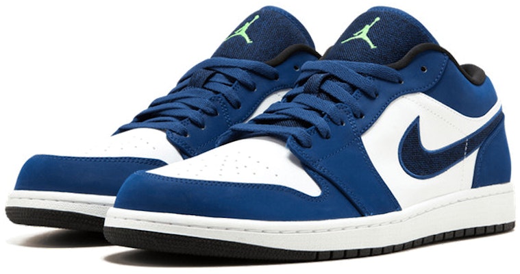 Air Jordan 1 Retro Low 'Azul Insignia' 553558-405 Lookbook Air Jordan 1 Retro Low 'Azul Insignia' 553558-405