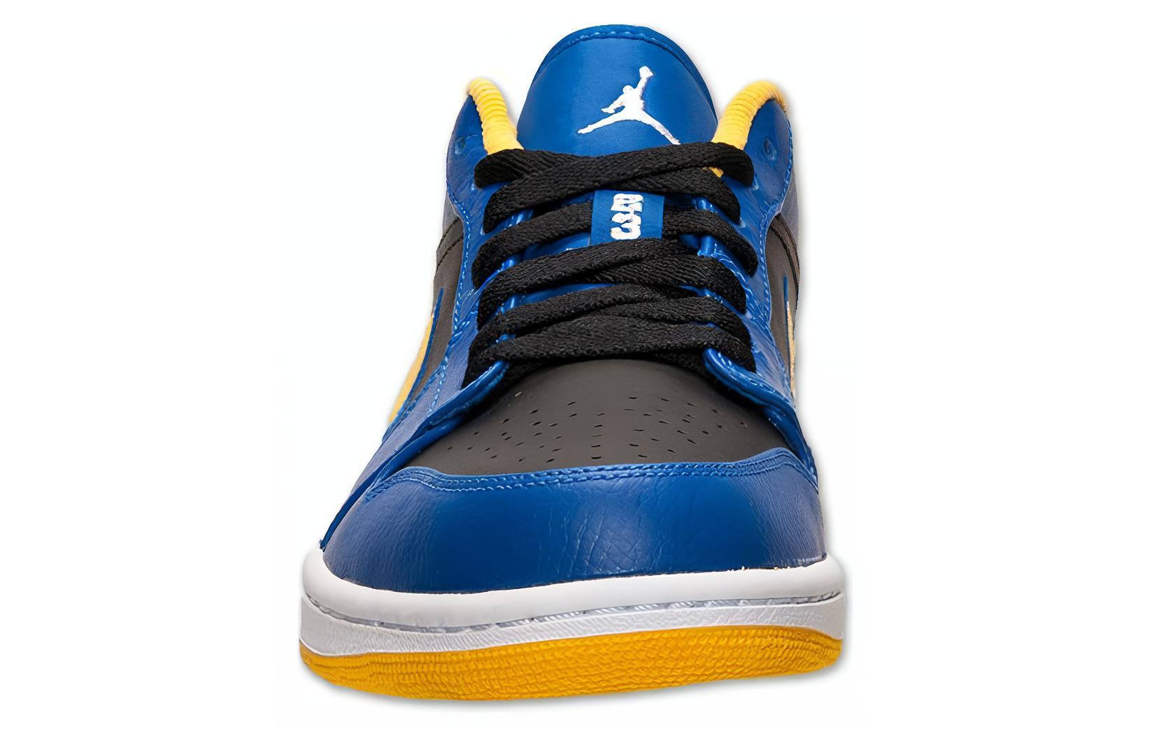 Shop Air Jordan 1 復古低筒 '藍尼' 553558-489