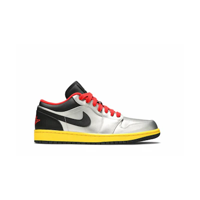 Jordan 1 Retro Low 'Silver Black Yellow'