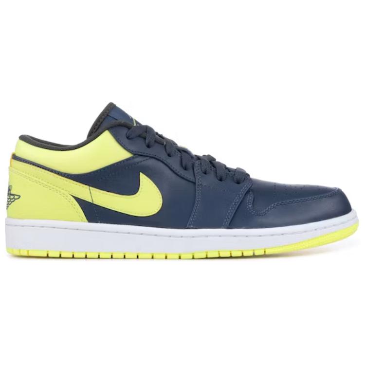 Order Air Jordan 1 Retro Low 'Azul Escuadrón y Amarillo Eléctrico' 553558-417