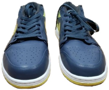 Air Jordan 1 Retro Low 'Squadon Blue Electric Yellow' 553558-417 Shop Air Jordan 1 Retro Low 'Squadon Blue Electric Yellow' 553558-417