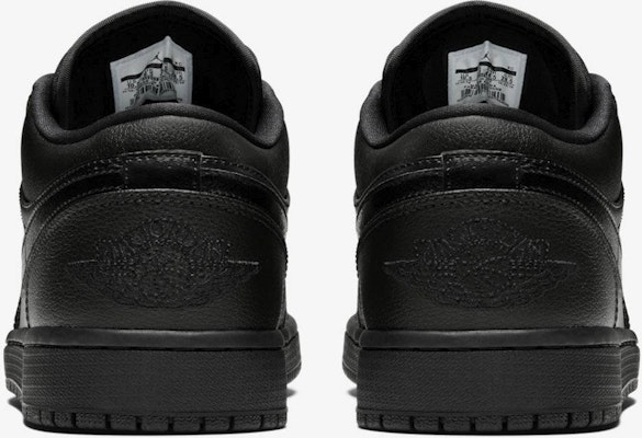 에어 조던 1 레트로 로우 '트리플 블랙' 553558-017 Purchase 에어 조던 1 레트로 로우 '트리플 블랙' 553558-017