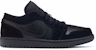 Air Jordan 1 Retro Low 'Triple Black' Hitam Penuh 553558-025