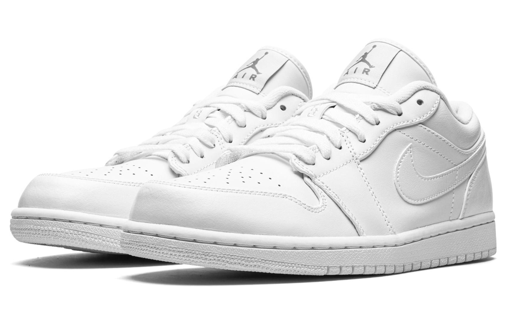 Lookbook Air Jordan 1 Retro Low 'Triple White' 2013 Putih Polos 553558-100