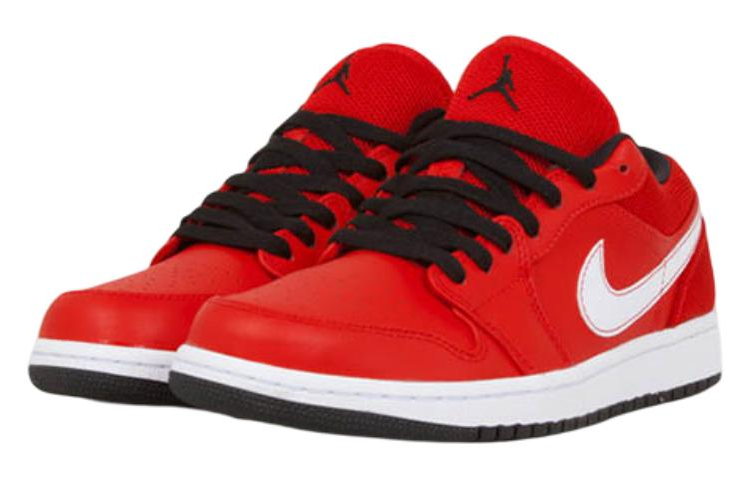 Shop Air Jordan 1 復刻版低筒「大學紅」553558-600