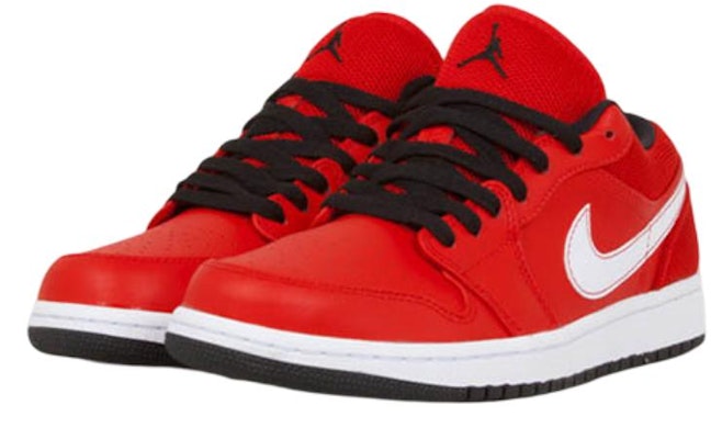 Air Jordan 1 復刻版低筒「大學紅」553558-600 Shop Air Jordan 1 復刻版低筒「大學紅」553558-600