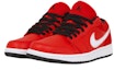 Shop Air Jordan 1 復刻版低筒「大學紅」553558-600