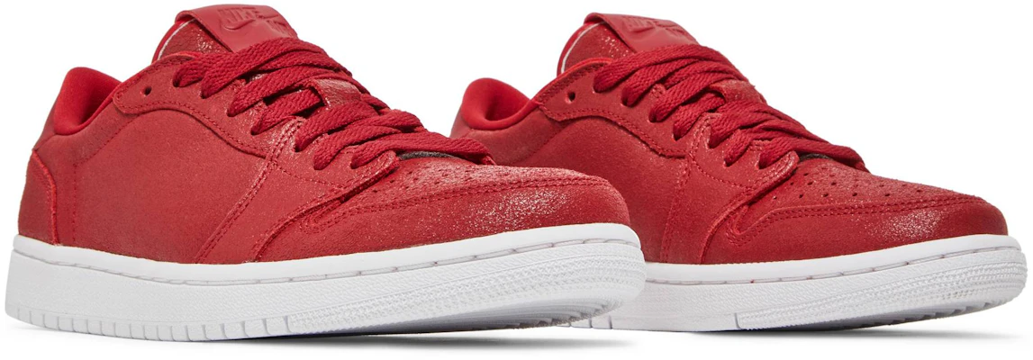 Nike air jordan sales 1 low red white