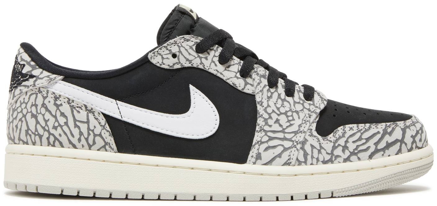 Air Jordan 1 Retro Low OG 'Black Cement' - CZ0790-001 - Novelship