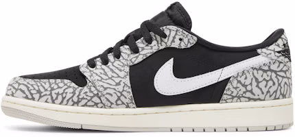Shop Air Jordan 1 Retro Low OG 'Black Cement' CZ0790-001