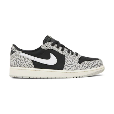 Jordan 1 Retro Low 'Black Cement'