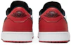 Cheap Air Jordan 1 Retro Low OG 'Black Toe' Hitam Merah. CZ0790-106