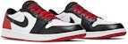 Air Jordan 1 Retro Low OG 'Black Toe' Hitam Merah. CZ0790-106