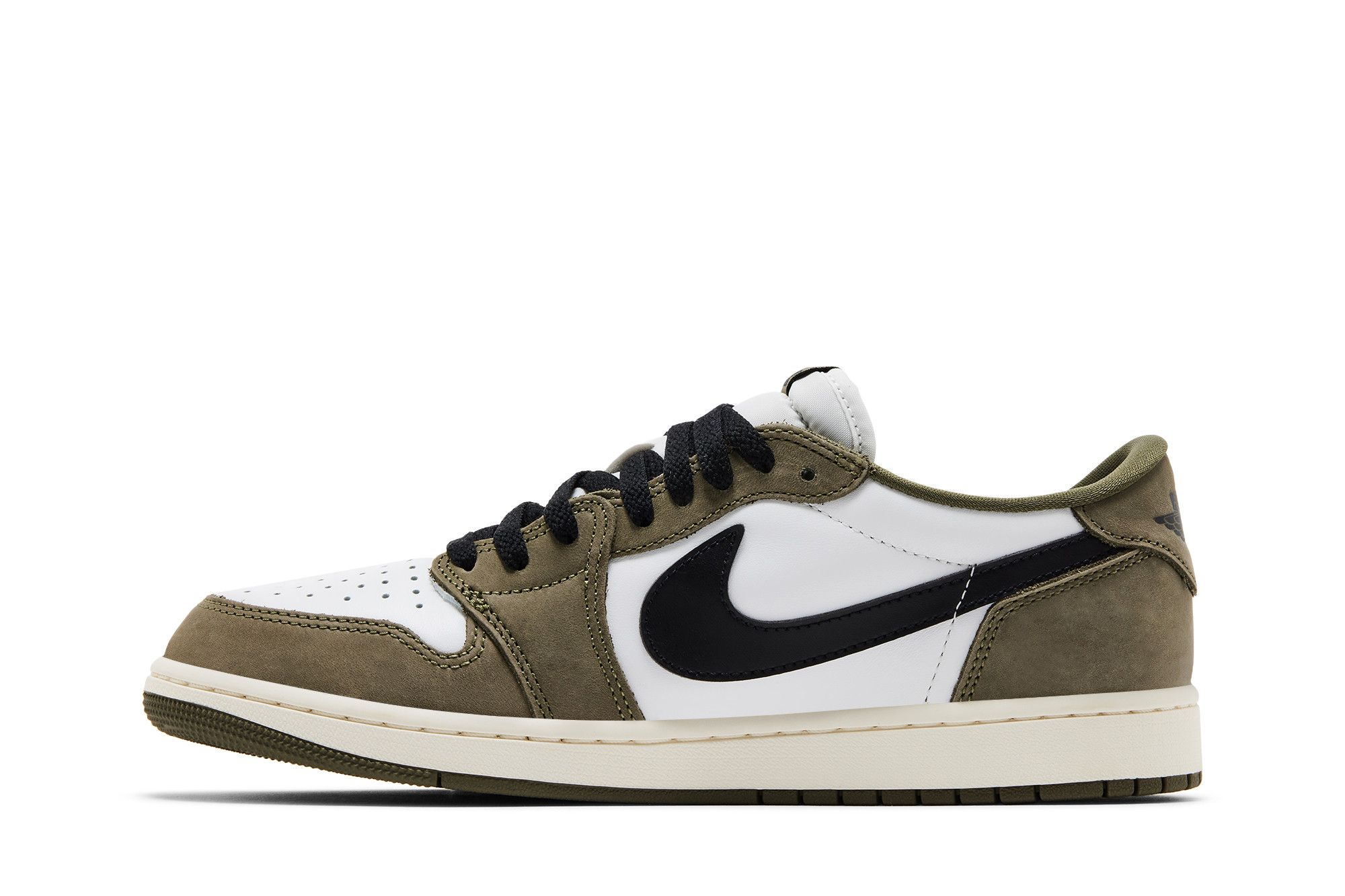 Purchase Air Jordan 1 Retro Low OG ''Medium Olive'' Lelaki Wanita Sneakers HQ6998-200