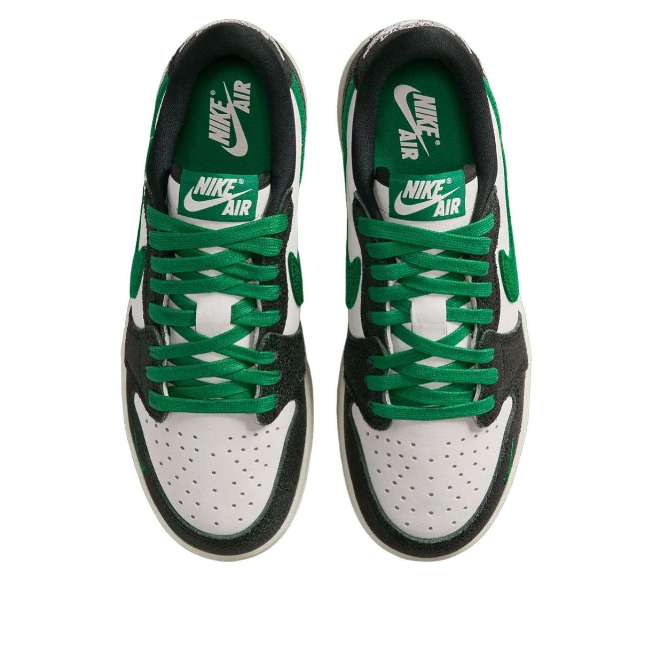 Lookbook Air Jordan 1 Retro Low OG ''Phantom Pine Green'' Hijau Pokok. IR2283-030