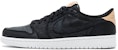 Kasut Air Jordan 1 Retro Low OG PRM 'Black Vachetta Tan' 905136-010