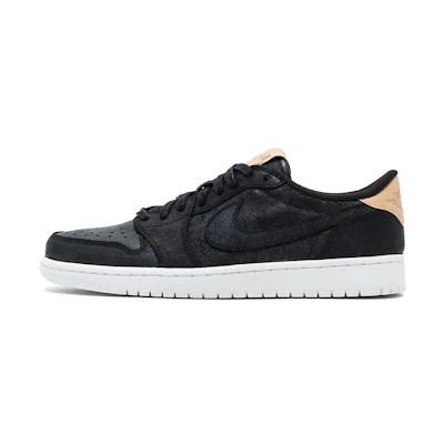 Jordan 1 Retro Low PRM 'Black Vachetta Tan'