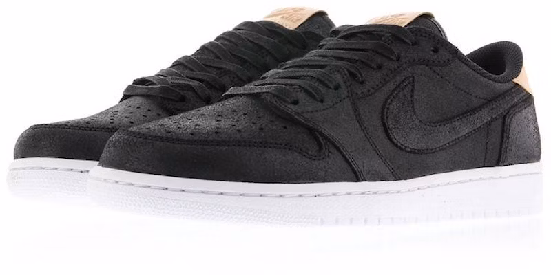 Air Jordan 1 Retro Low OG PRM 'Black Vachetta Tan' 905136-010 Order Air Jordan 1 Retro Low OG PRM 'Black Vachetta Tan' 905136-010