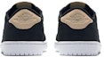Shop Kasut Air Jordan 1 Retro Low OG PRM 'Black Vachetta Tan' 905136-010