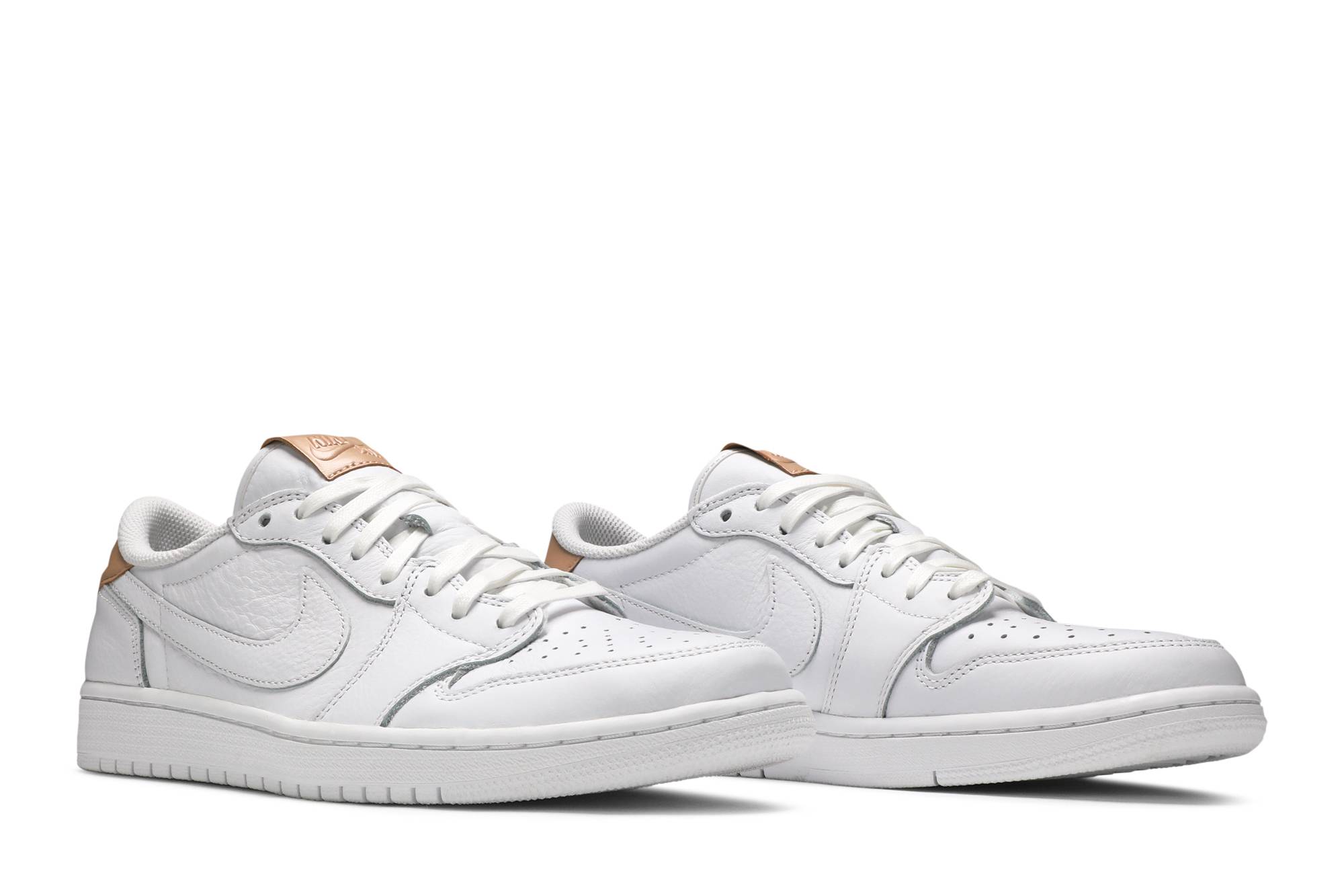 Cheap Air Jordan 1 低帮复刻 OG PRM '白色 Vachetta 棕' 905136-100