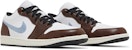 Air Jordan 1 Retro Low SE 'Coklat Biru Kelabu' FQ7832-142