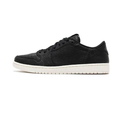 Jordan 1 Retro Low Swooshless 'Black'
